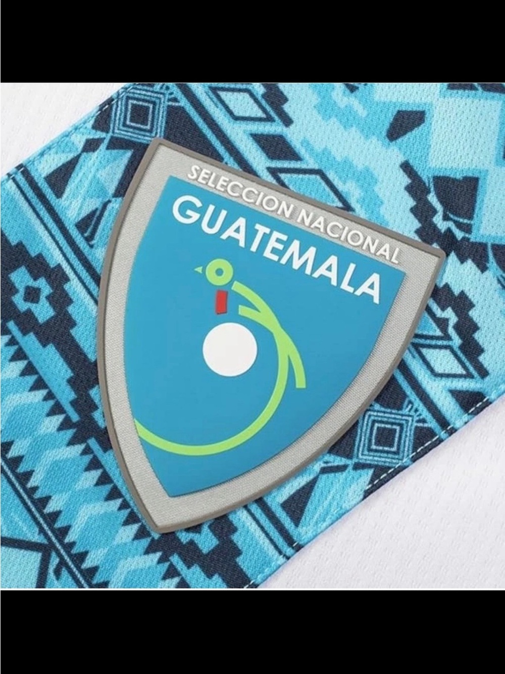 Umbro National Team Guatemala White & Light Blue Long Sleeve Jersey - Picture 2 of 5